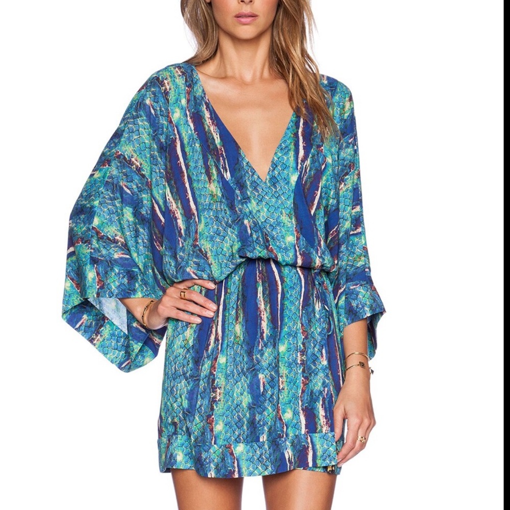 VIX Swimwear Kimono in Stone